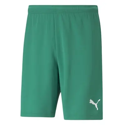 Puma TEAMRISE SHORTS Pánské kraťasy, zelená, velikost