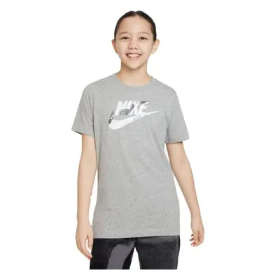 Nike SPORTSWEAR Dívčí tričko, šedá, velikost