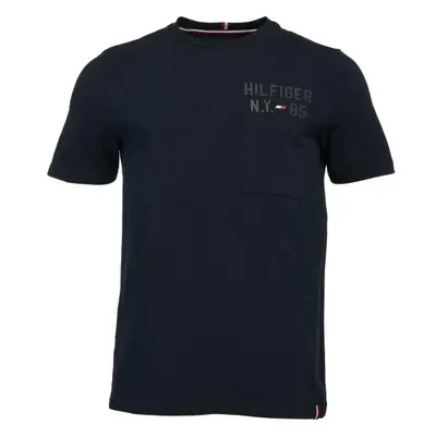 Tommy Hilfiger GRAPHIC S/S TEE Pánské tričko, tmavě modrá, velikost