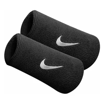 Nike SWOOSH SWOOSH DOUBLEWIDE WRISTBAND - Potítko, černá, velikost