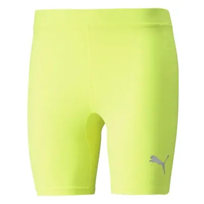 Puma LIGA BASELAYER SHORTS Pánské kraťasy, žlutá, velikost