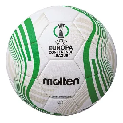 Molten F5C5000 UEFA CONFERENCE LEAGUE Fotbalový míč, bílá, velikost