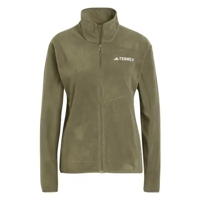 adidas TERREX MULTI FULL-ZIP FLEECE Dámská fleecová bunda, khaki, velikost