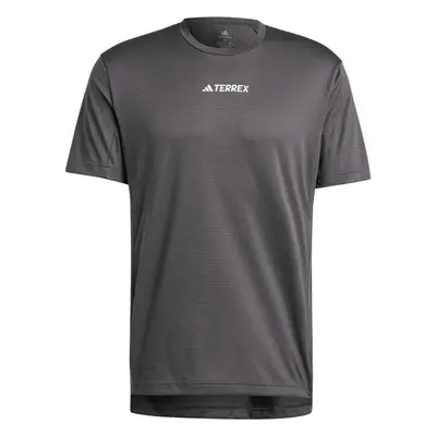 adidas TERREX MULTI T-SHIRT Pánské triko, tmavě šedá, velikost