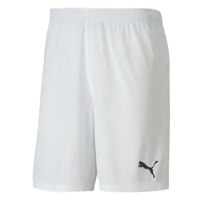 Puma TEAM GOAL KNIT SHORTS Pánské kraťasy, bílá, velikost