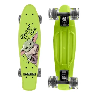 Disney GROGU Skateboard (fishboard), světle zelená, velikost