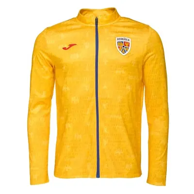 Joma FED. FUTBOL RUMANÍA PRE-GAME FULL ZIP SWEATSHIRT Pánská fotbalová mikina, žlutá, velikost