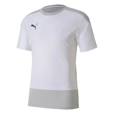 Puma TEAMGOAL TRAINING JERSEY TEE Pánské fotbalové triko, bílá, velikost