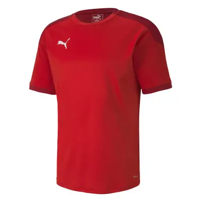 Puma TEAM FINAL TRAINING JERSEY TEE Pánské tréninkové triko, červená, velikost