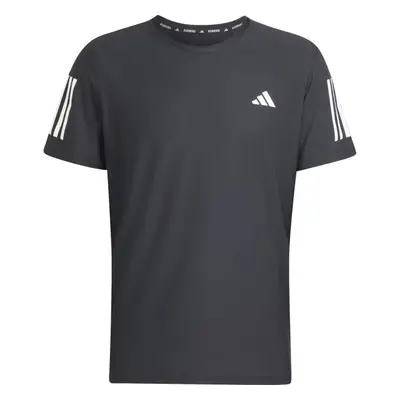 adidas OWN THE RUN TEE Pánské běžecké triko, černá, velikost