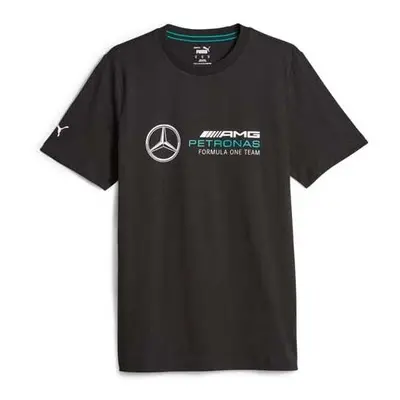 Puma MERCEDES-AMG PETRONAS F1 TEAM ESSENTIALS TEE Pánské triko, černá, velikost