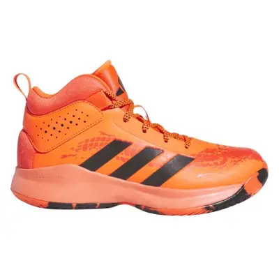 adidas CROSS EM UP K WIDE Chlapecká basketbalová obuv, červená