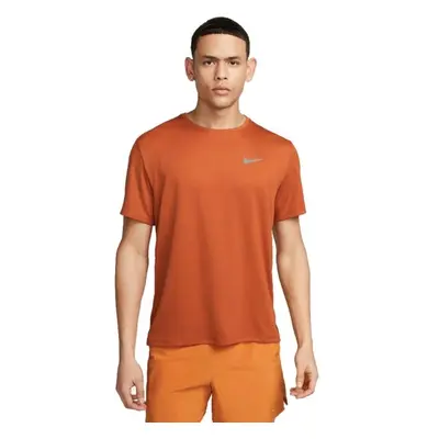 Nike DRI-FIT MILER Pánské tréninkové tričko, oranžová, velikost