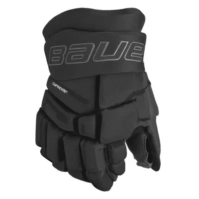 Bauer SUPREME M3 GLOVE-INT Juniorské hokejové rukavice, černá, velikost