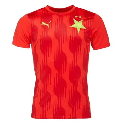 Puma SKS PREMATCH SS JERSEY Pánský fotbalový dres, červená, velikost