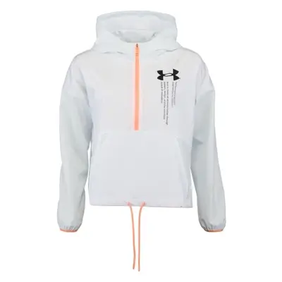 Under Armour WOVEN GRAPHIC JACKET Dámská tréninková bunda, bílá, velikost