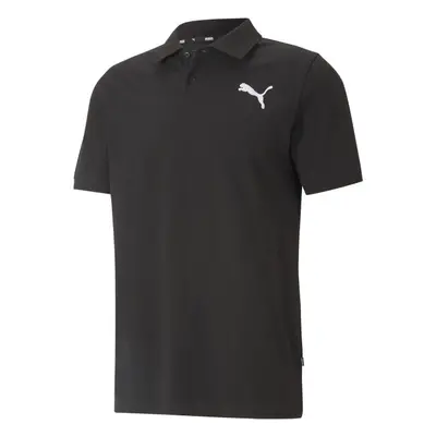 Puma ESSENTIALS PIQUE POLO SHIRT TEE Pánské polo triko, černá, velikost