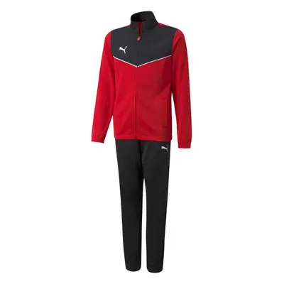 Puma INDIVIDUALRISE TRACKSUIT Juniorská tepláková souprava, červená, velikost