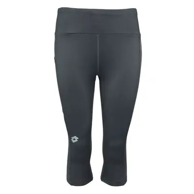 Lotto RUNNING III LEGGINGS Dámské 3/4 legíny, tmavě šedá, velikost