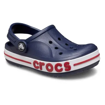 Crocs BAYABAND CLOG K Dětské pantofle, tmavě modrá