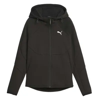 Puma EVOSTRIPE WINTERIZED FULL ZIP HOODIE Dámská mikina, černá, velikost