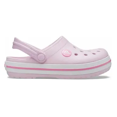 Crocs CROCBAND CLOG K Dětské pantofle, růžová