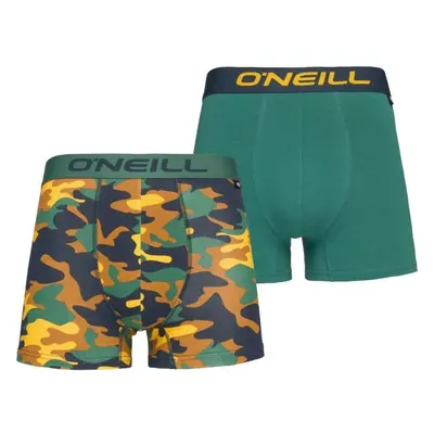 O'Neill 2P MULTI CAMO Pánské boxerky, tmavě zelená, velikost