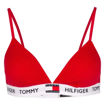 Tommy Hilfiger PADDED TRIANGLE BRA Dámská podprsenka, červená, velikost