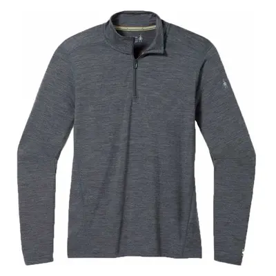 Smartwool CLASSIC ALL-SEASON MERINO BL 1/4 ZIP B Pánské triko, tmavě šedá, velikost