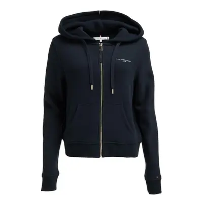 Tommy Hilfiger REG MINI CORP ZIP HOODIE Dámská mikina, tmavě modrá, velikost