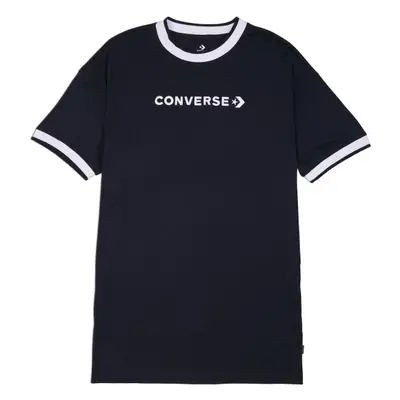 Converse WORDMARK TEE DRESS Dámské šaty, černá, velikost