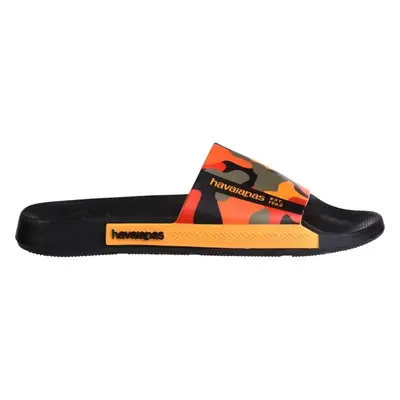 HAVAIANAS SLIDE PRINT Unisex pantofle, černá