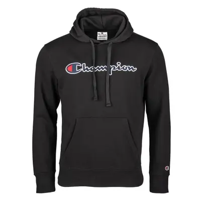 Champion HOODED SWEATSHIRT Pánská mikina, černá, velikost