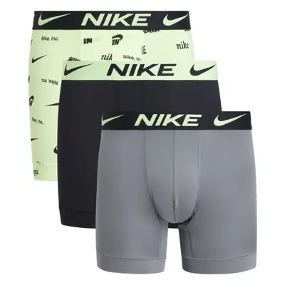 Nike DRI-FIT ESSENTIAL MICRO BOXER BRIEF 3PK Pánské boxerky, světle zelená, velikost