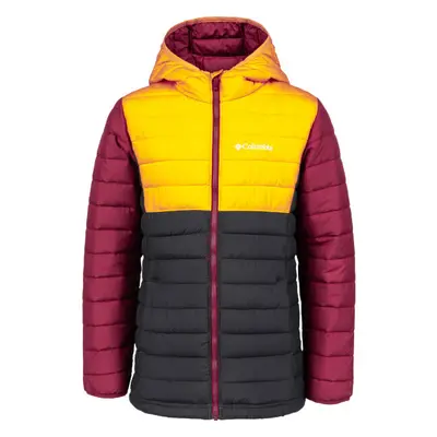 Columbia POWDER LITE HOODED JACKET Dívčí bunda, černá, velikost