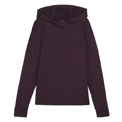 Puma CLOUDSPUN HOODIE Dámská sportovní mikina, vínová, velikost