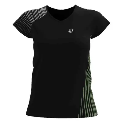 Compressport PERFORMANCE SS TSHIRT Dámské běžecké triko, černá, velikost