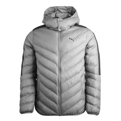 Puma MENS DOWN JACKET Pánská bunda, šedá, velikost