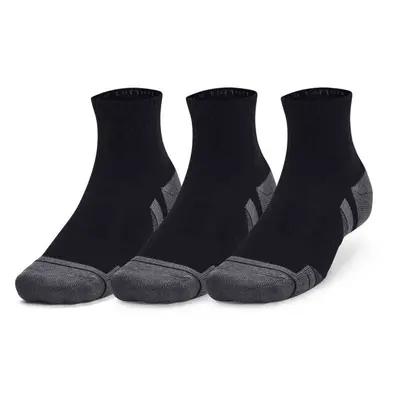 Under Armour PERFORMANCE COTTON 3PK QTR Dětské ponožky, černá, velikost