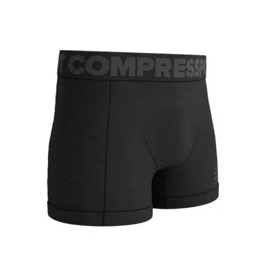 Compressport SEAMLESS BOXER Pánské funkční boxerky, černá, velikost