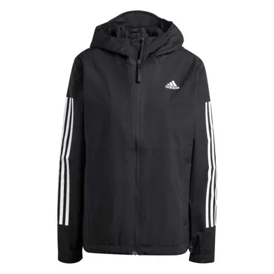 adidas ESSENTIALS 3-STRIPES RAIN.RDY Dámská bunda, černá, velikost