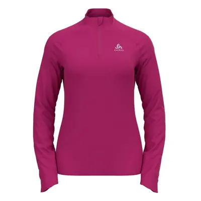 Odlo MIDLAYER 1/2 ZIP CARVE LIGHT Dámská funkční mikina, růžová, velikost