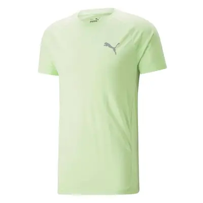 Puma EVOSTRIPE TEE Pánské sportovní triko, světle zelená, velikost