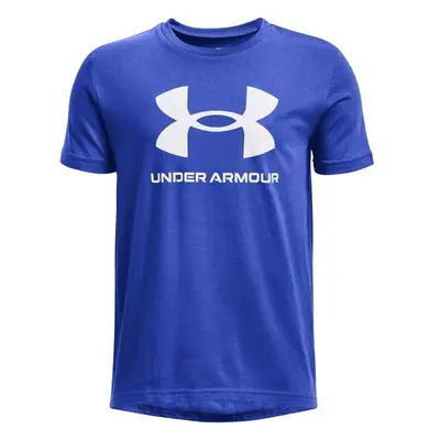 Under Armour SPORTSTYLE LOGO Chlapecké triko, modrá, velikost