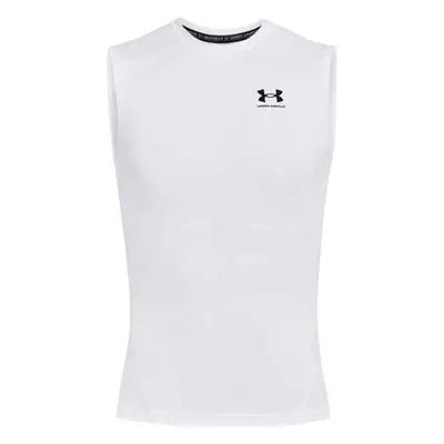 Under Armour HG ARMOUR COMP SL Pánské tílko, bílá, velikost