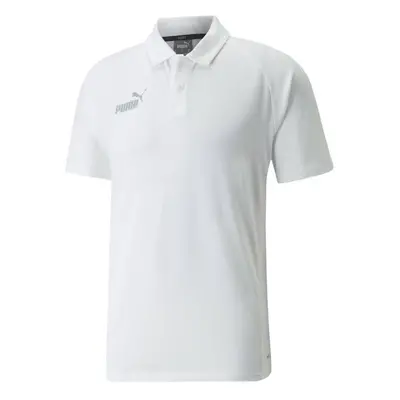 Puma TEAMFINAL CASUALS POLO TEE SHIRT Pánské triko, bílá, velikost