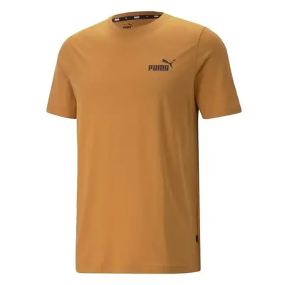 Puma ESSENTIALS SMALL LOGO TEE Pánské triko, hnědá, velikost