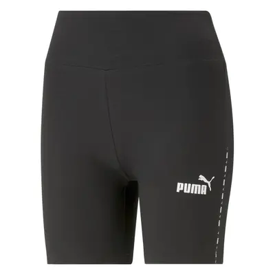 Puma POWER TAPE SHORTS LEGGINGS Dívčí legíny, černá, velikost