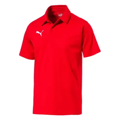 Puma LIGA CASUALS POLO TEE Pánské triko, červená, velikost