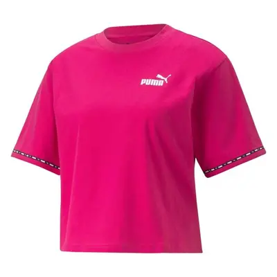 Puma POWER TAPE TEE Dámské triko, růžová, velikost